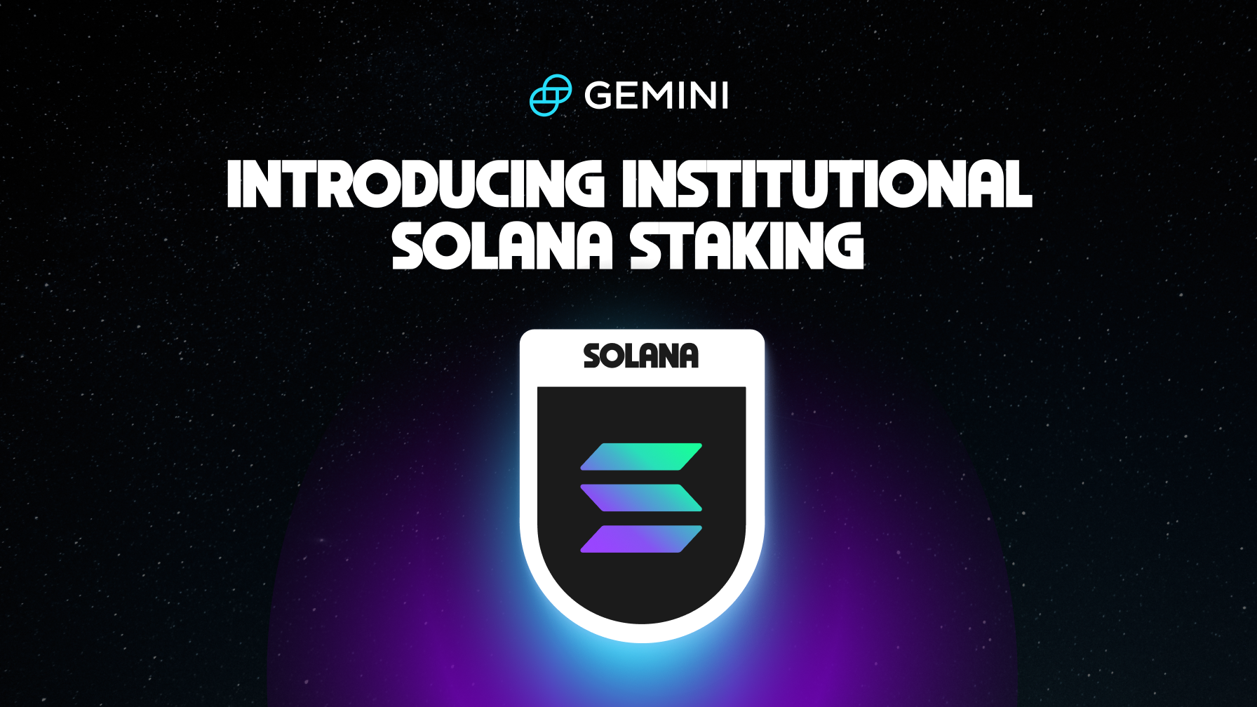 Gemini Launches Solana Staking From Gemini Custody